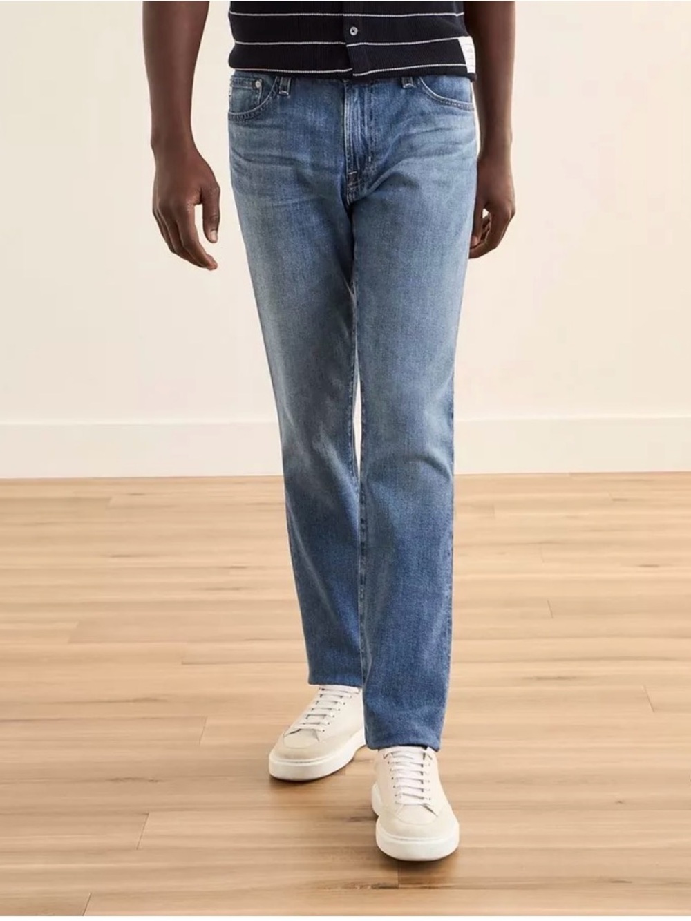 AG Adriano Goldschmied Everett Slim Straight Jeans Men’s 36x34 Medium Wash